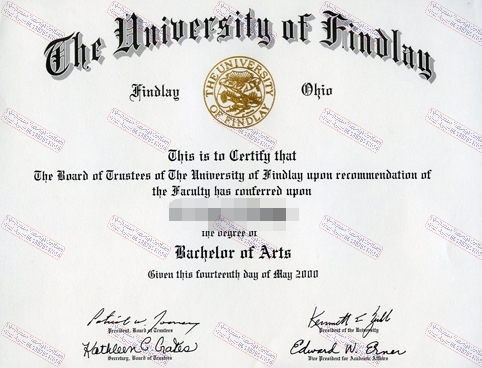 Buy fake The University of Findlay Degree