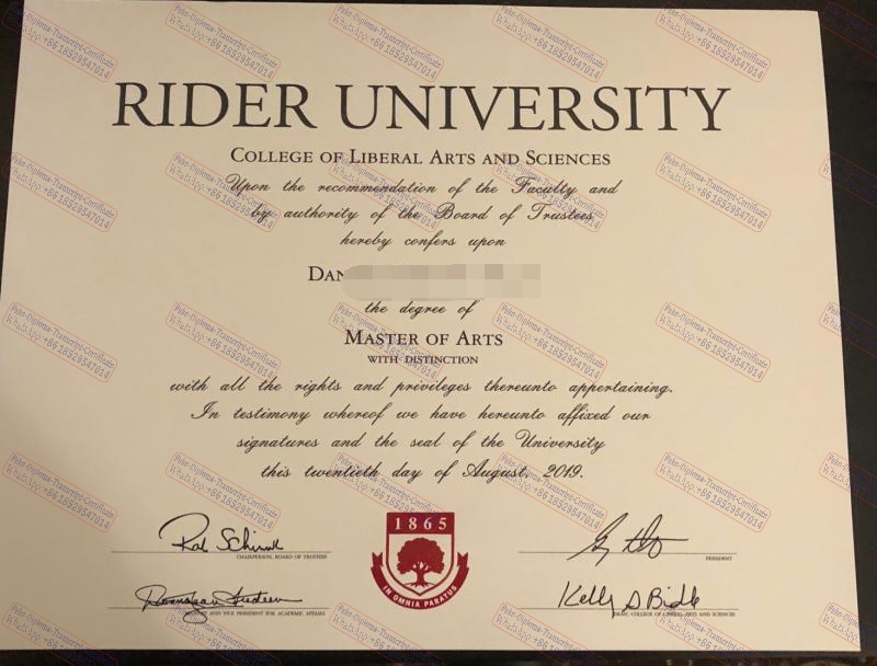 Buy fake The steps to buy fake Rider University Diploma Degree