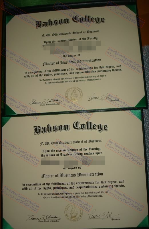 Fake Best Fake Babson College Diploma Certificate