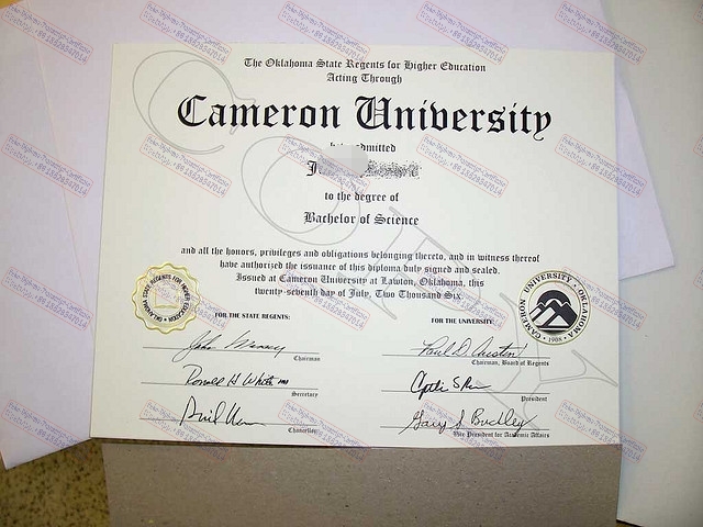 Fake Fake Cameron University Degree Degree