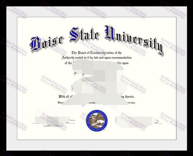 Fake How to order fake Boise State University Certificate Diploma