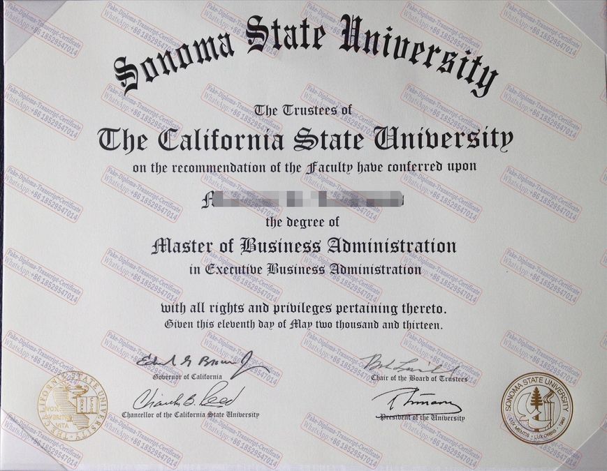How to purchase fake Sonoma State University Diploma
