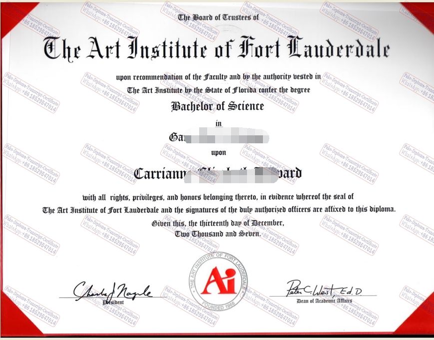 How to purchase fake The Art Institute of Fort Lauderdale Diploma